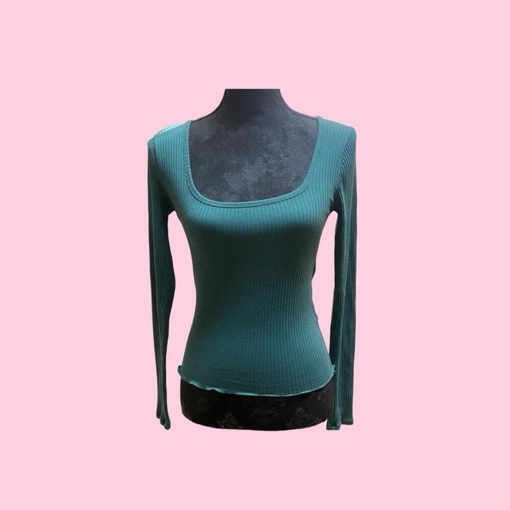Abercrombie & Fitch Ribbed Women's Long Sleeve